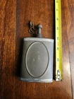 VINTAGE MILITARY ARMY FLASK W / CAP CHAIN WW2 OILER OIL CAN
