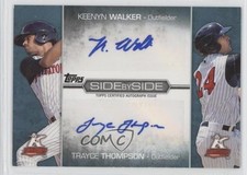 2012 Topps Pro Debut Side by Dual 25/50 Keenyn Walker Trayce Thompson Auto 0f8