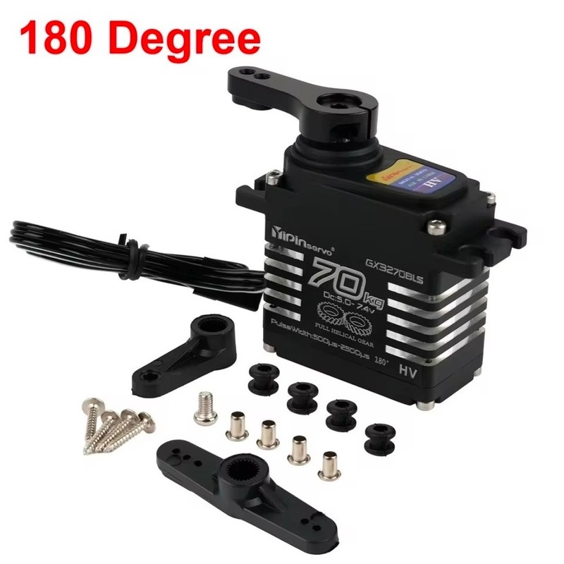 70KG DIGITAL SERVO LARGE TORQUE MAGNETIC INDUCT 8.4V BRUSHLESS MOTOR IP68 1/8