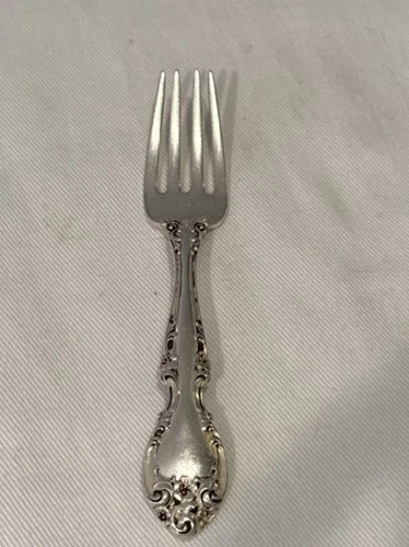 Vintage Estate Gorham Sterling Silver Melrose Baby Fork Not Monogrammed