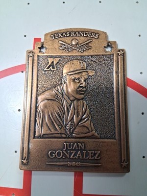 1997 Pinnacle Metal Works JUAN GONZALEZ #9 Score Pinnacle Xpress Bronze Rare!