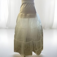 Women's Petticoat 39" Underskirt Ankle Length Crinoline Tulle Petticoat