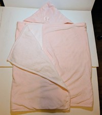 Barefoot Dreams Rare Kids Hooded Towel Bathrobe Thick Cotton Velvety Seahorse