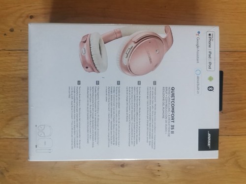 Auriculares inalámbricos sobre la oreja Bose QuietComfort 35 II oro rosa - Imagen 3 de 5