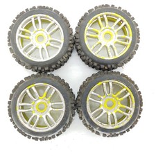 4x Proline Badlands 9021 18 Buggy Off-road Tires On 17mm Hex Wheels Used