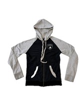 Automobili Lamborghini zip up black gray Hoodie Size Medium logo supercar