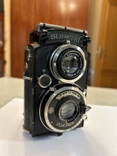 Voigtlander Superb TLR camera 6x6 w. Heliar 3.5/7.5cm TESTED
