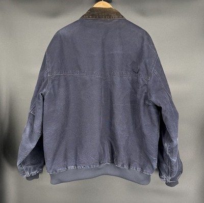 Carhartt J14 MDT Santa Fe Jacket 3XL Navy 2007 Workwear Distressed