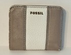 Fossil Wallet Women’s Small Gold White Single Fold 4"W x 3.5"T — photo 1