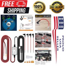 Dash Cam Hardwire Kit, Type C USB Hard Wire Kit 12V-24V to 5V Hardwire Kit wi...
