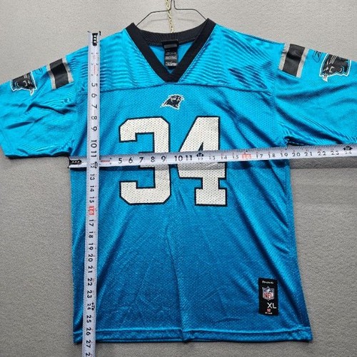 Carolina Panthers Deangelo Williams #34 Reebok Men's Size XL Blue NFL Jersey - Picture 5 of 15
