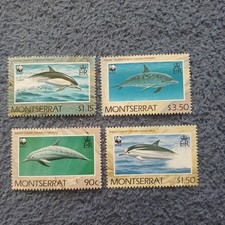 WWF Fish Stamps MNH Montserrat