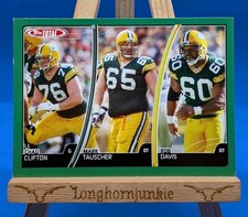 2007 Topps Total Rob Davis RC rookie / Mark Tauscher / Chad Clifton Packers