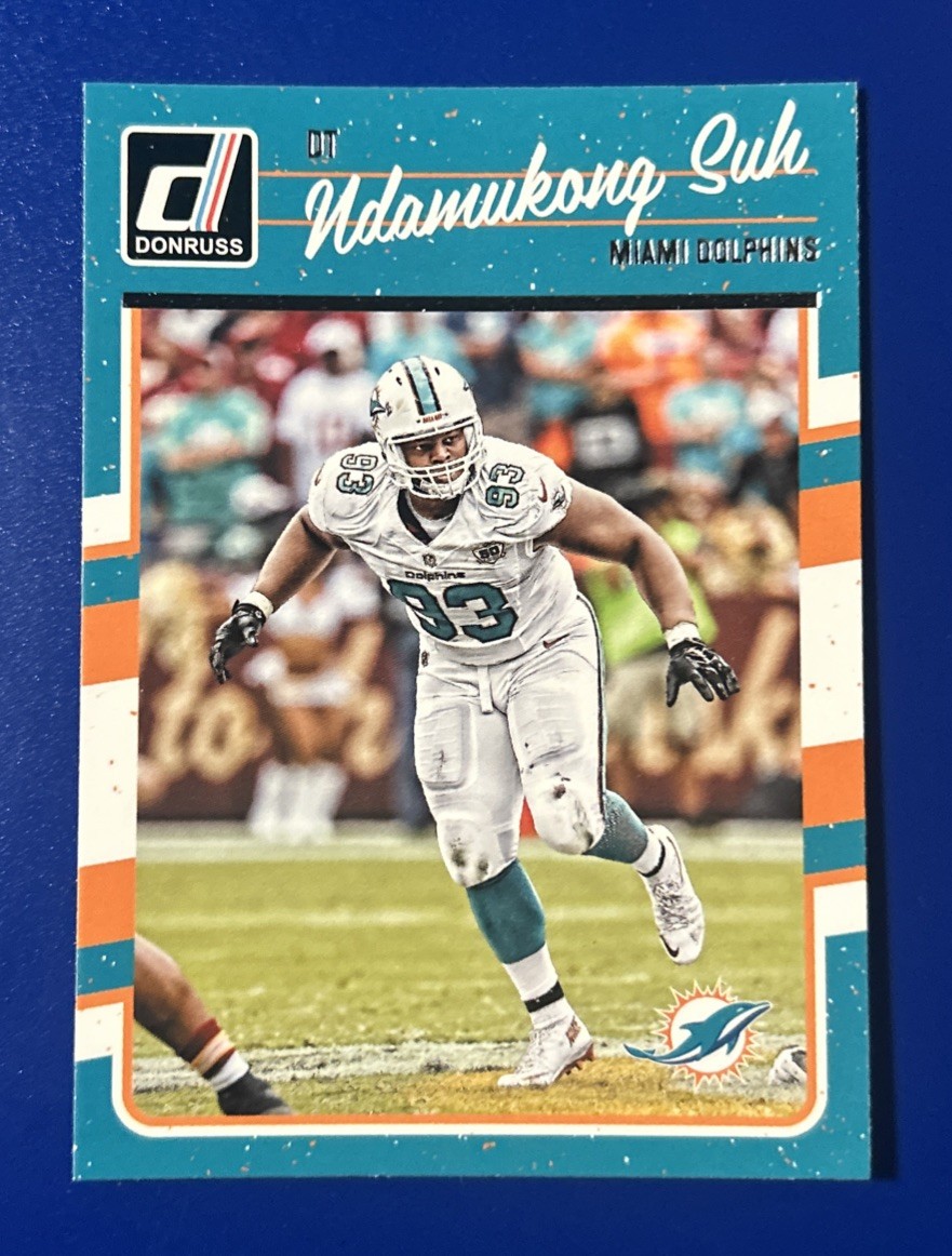 2016 Donruss Football Ndamukong Suh Miami Dolphins #166