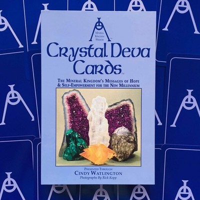 CRYSTAL Deva Karten Deck Buch Botschaften Cindy Watlington World Tree Press
