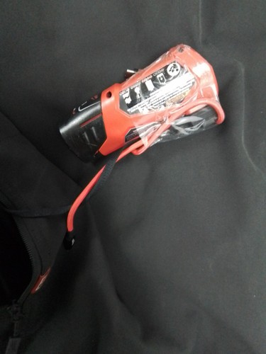 Milwaukee M100B-21L Mens Large M12 12V Li-Ion Tough Shell Black Heated Jacket OB - Picture 8 of 8