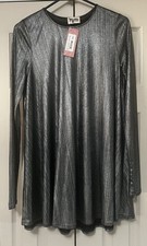 Show Me Your Mumu Metallic Tyler Tunic Dress Size XS NWT