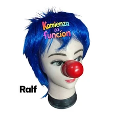 Mexican Professional Glossy Red Clown Nose Plastic Nariz Payaso Made In Mexico