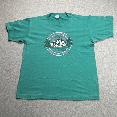VTG 80s Rocky Mountain National Park Casual Graphic Shirt - Mens Large L