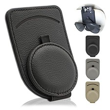 Sunglass Holder for Car Visor, Magnet Adsorbed Sunglasses Holder for 1PC Black