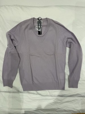 Jil Sander Pullover Herren, Neu, Gr. 46, Fliederfarbend, NP 690 EUR
