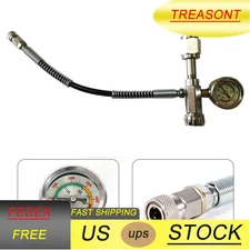 Air Rifle Charging Valve Adapter Paintball PCP SCBA Air Fill Station & 60cm Hose