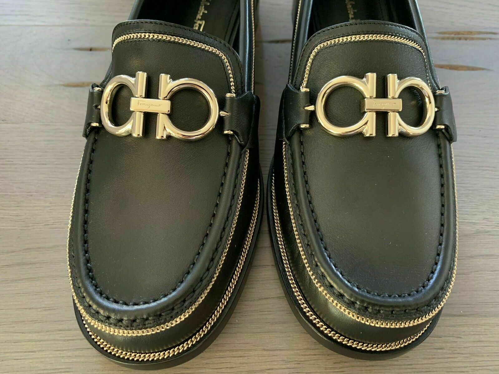 Salvatore Ferragamo Rolo Gancini loafers slip on loafers shoes 40.5 image 10