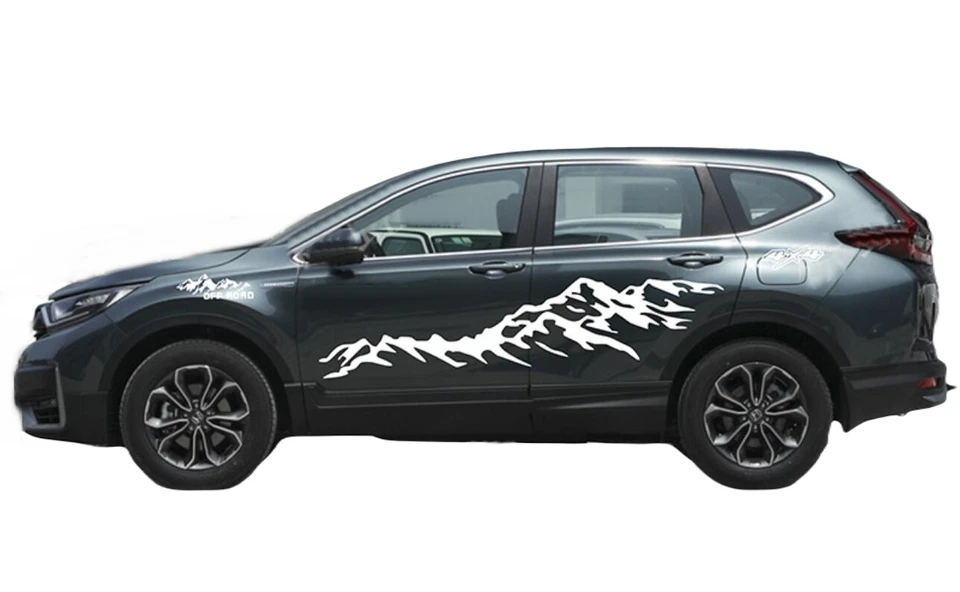 Calcomanías de vinilo gráficas para puerta lateral de montaña coche para HONDA CR-V 4X4 todoterreno Foto 2 de 4