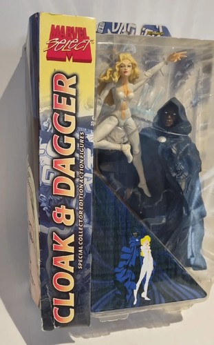 Marvel Select Cloak & Dagger Action Figure 17cm Diamond Select BNIB - Picture 2 of 13