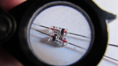1N87A International Rectifier Small Signal Gold Bonded Germanium Diode DO-7 2pcs