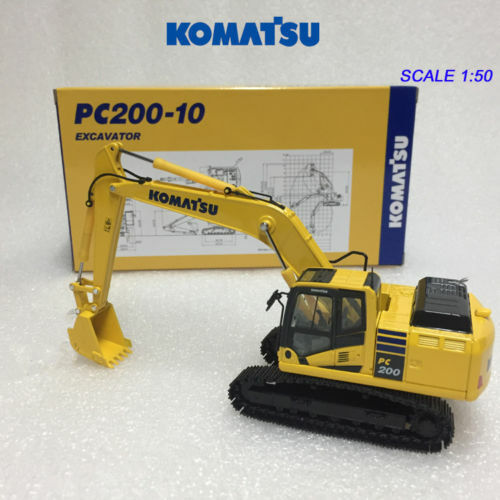 Komatsu PC200-10 Excavator 1/50 Scale DieCast Model New in Original Box - Picture 4 of 8