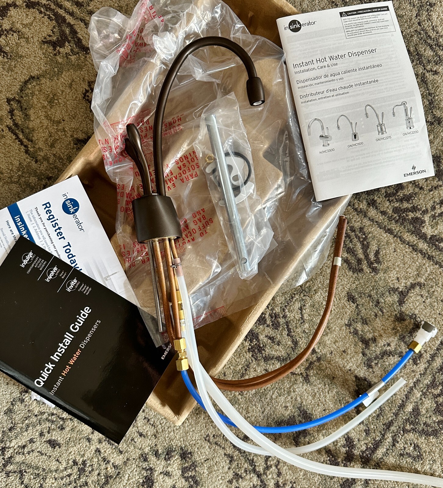 Rubinetto Per Acqua Calda Istantanea InSinkErator F-GN1100CRB – Modello Cromato (serbatoio Venduto Separatamente)