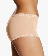 Maidenform Women's Boyshort Underwear Microfiber With Lace 3-Pack Panties L 6493