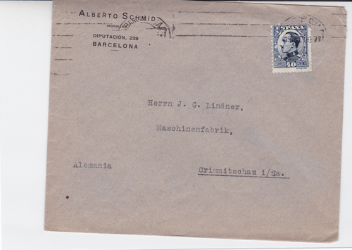 Spain early stamps cover R20304 - 第 1/2 張圖片