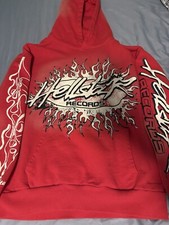 red hellstar studios hoodie men  s medium