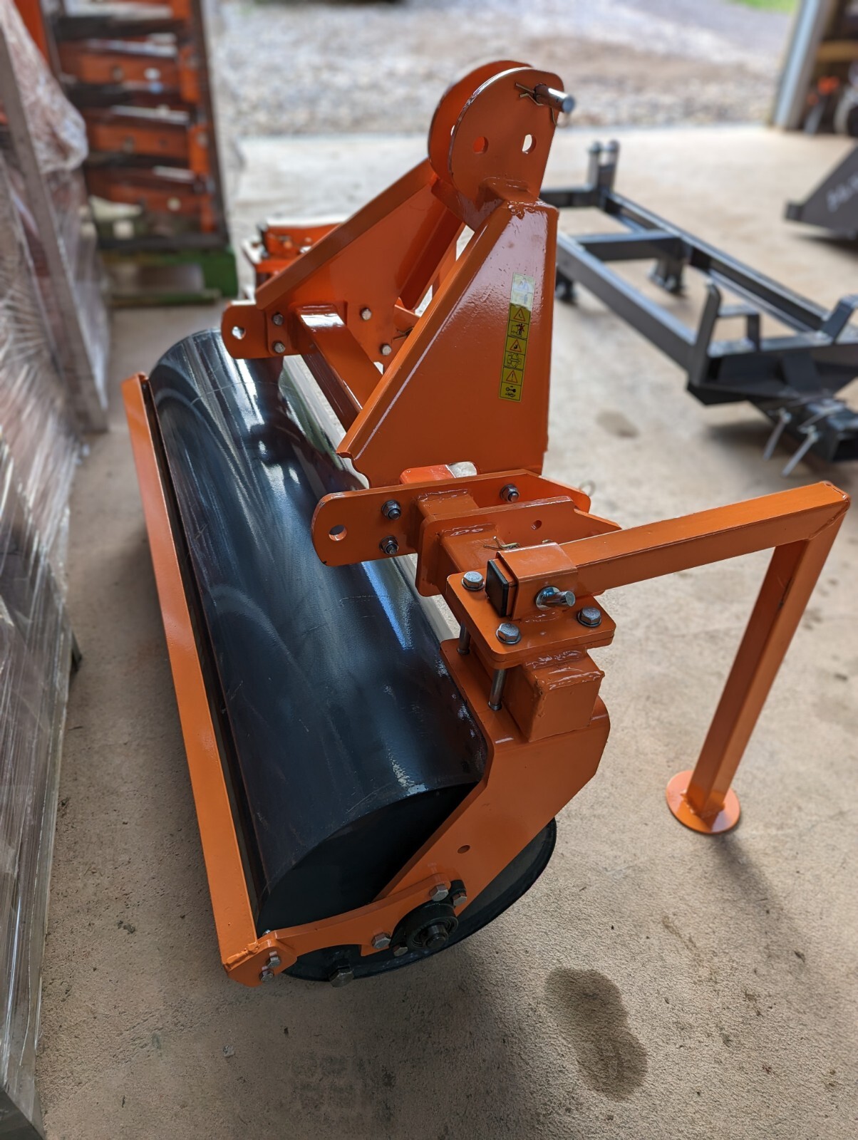 Kubota compact tractor loader, Trailer Flail Mower Wood Chipper Roller ...