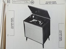 Original Sams Photofact Manual SYLVANIA 4307 Ch. 1-609-6 415