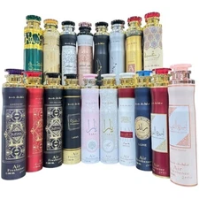 Lattafa Air Fresheners 18 SCENTS Collection Perfume Room Sprays 300ml
