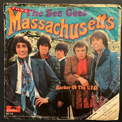 The Bee Gees~Massachusetts / Barker Of The U.F.O. 7'' 45rpm Single~German Import