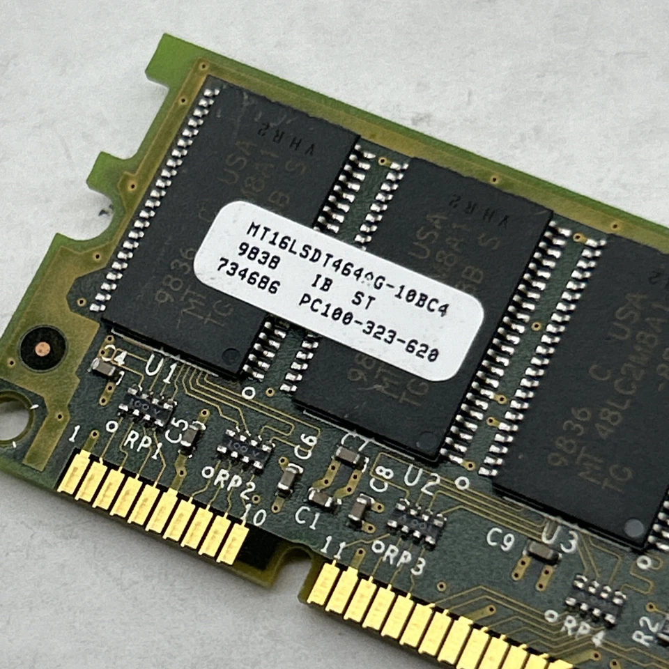 32MB PC100 168-Pin SDRAM DIMM Desktop Memory 4x64 PC-100 IBM - Image 2 of 4