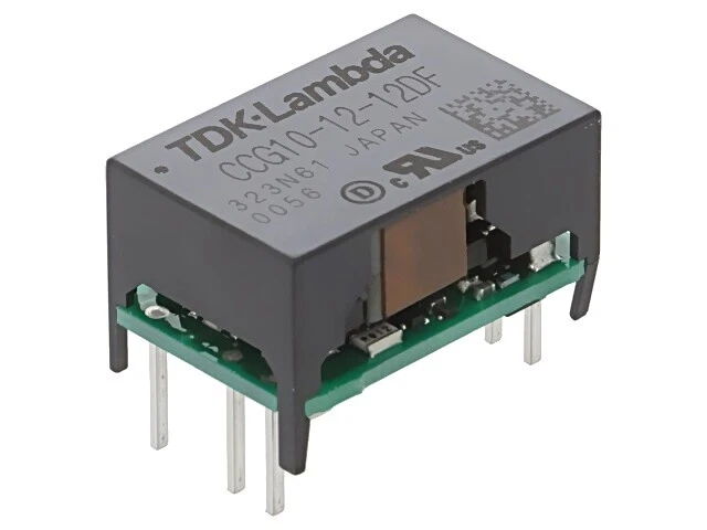 CCG10-12-12DF Wandler: DC/DC 10W UEing: 4,5-18VDC UAusg: 12VDC UAusg2: -12VDC TD - Bild 1 von 1