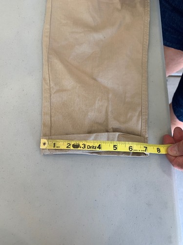 NORDSTROM SIGNATURE Stretch Cotton & Linen Ankle Pants, 14 - Tan Plaza - $199 - Picture 10 of 11