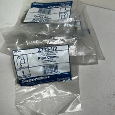 Lot Of 10 Superstrut Unistrut Z703 Universal Pipe Clamp 1/2" Bracket Rigid EMT