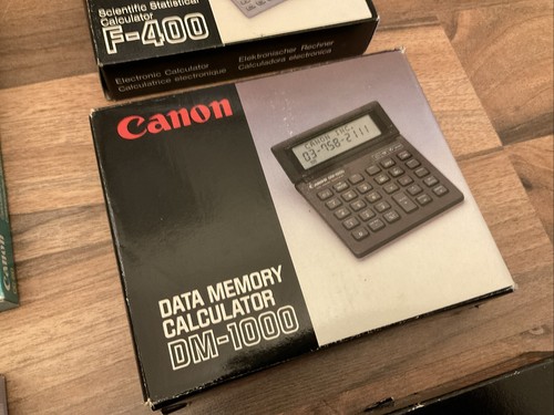 Vintage Canon Calculator Collection - All Brand New Boxed - NoS - BNIB - Picture 7 of 12