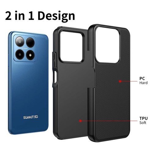 Für Boost Summit 5G 2024 Hülle Dual Layer Robust Stoßfest Hybrid Cover - Bild 10 von 41