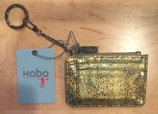 Nwt Women's Hobo Leather Keychain Card Wallet Kai, Halo Stingray, MSRP $54.00