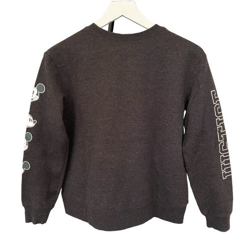 Disney x Justice Mickey Mouse Graphic Pullover Sweatshirt Gray Youth Size Large - Picture 3 of 8