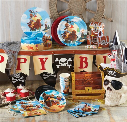 Pirate Treasure Blowouts with Medallion 8 Pack Paper Favors Birthday Decorations - Picture 2 of 2
