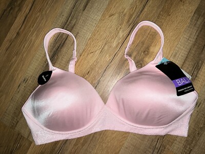 Bali 3721 Passion for Comfort Smooth Wireless Roman Pink Bra 38C NWT $34