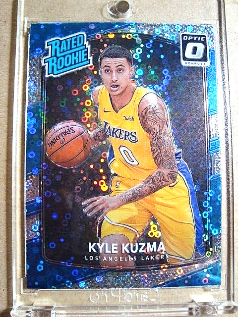 2017-18 Kyle Kuzma Panini Donruss Optic Rated Rookie Disco Prizm RC MINT 🔥🔥🔥